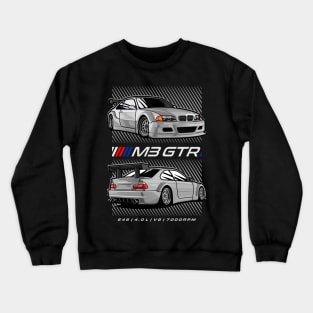 BMW M3 GTR White Crewneck Sweatshirt